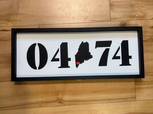 Zip Code Sign - Large